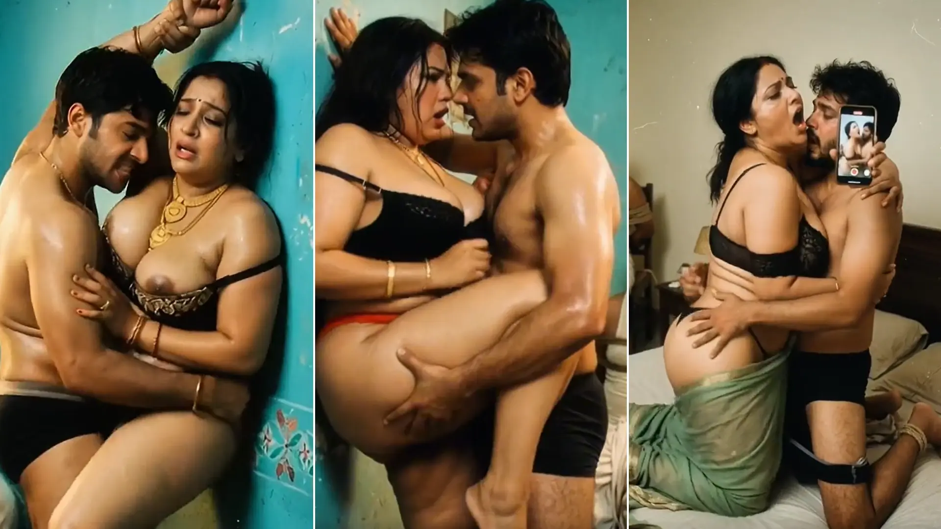 AI Aunty Special (Multiple Clips) AI Uncut Short Film